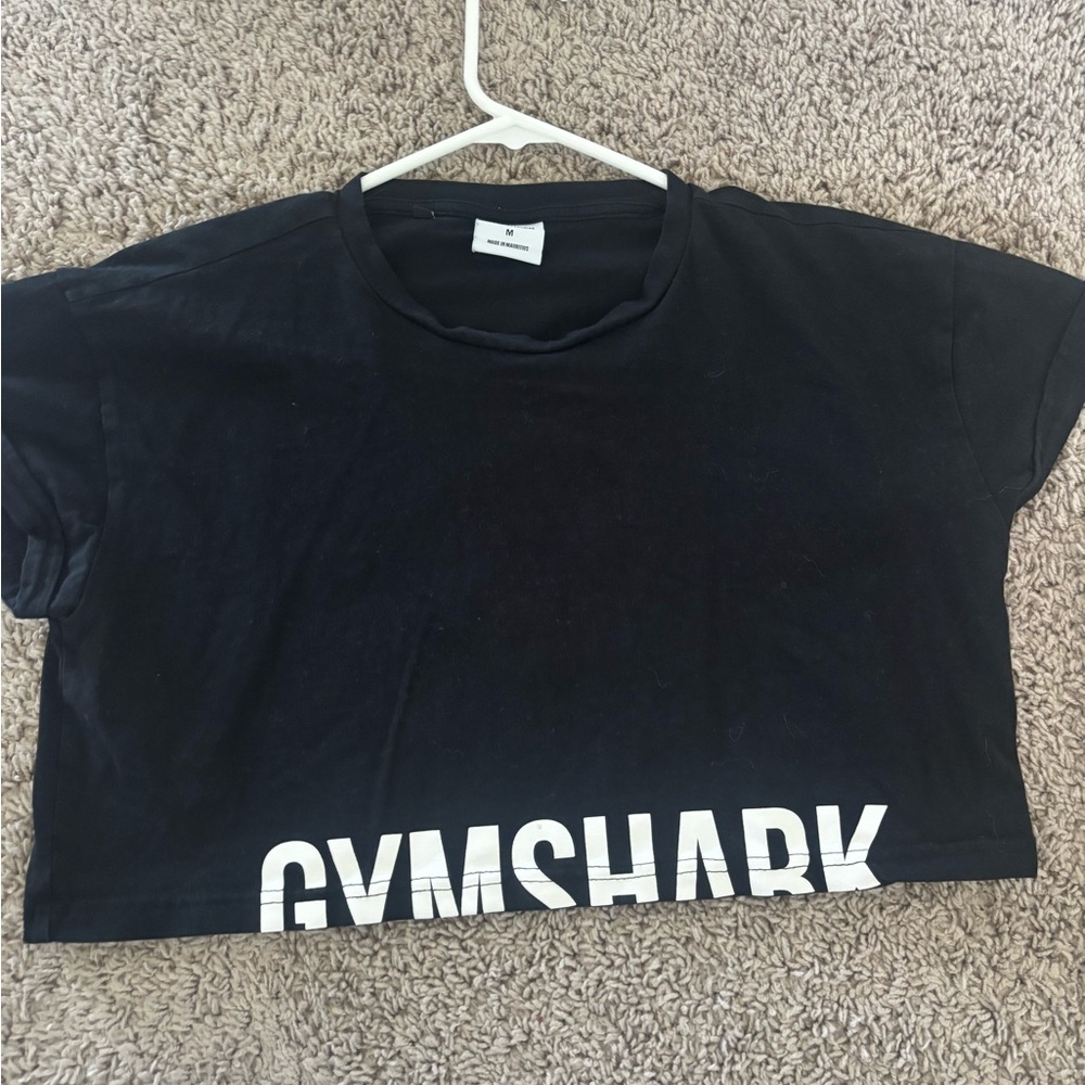 Gymshark Black Tee with Logo